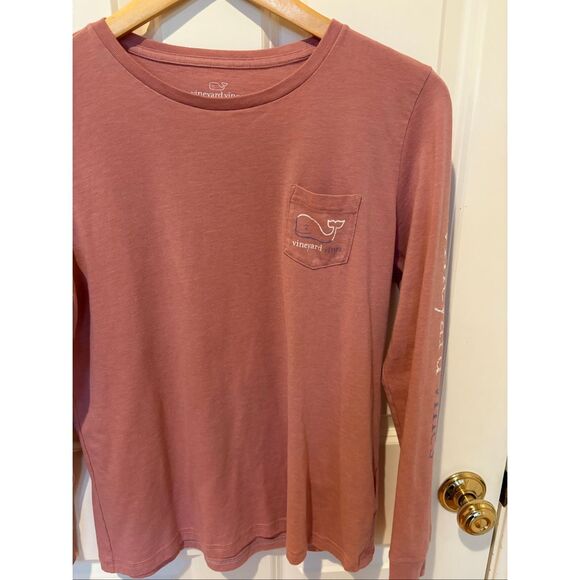 Vineyard Vines Pink Whale Tee, Medium - Picture 2 of 6
